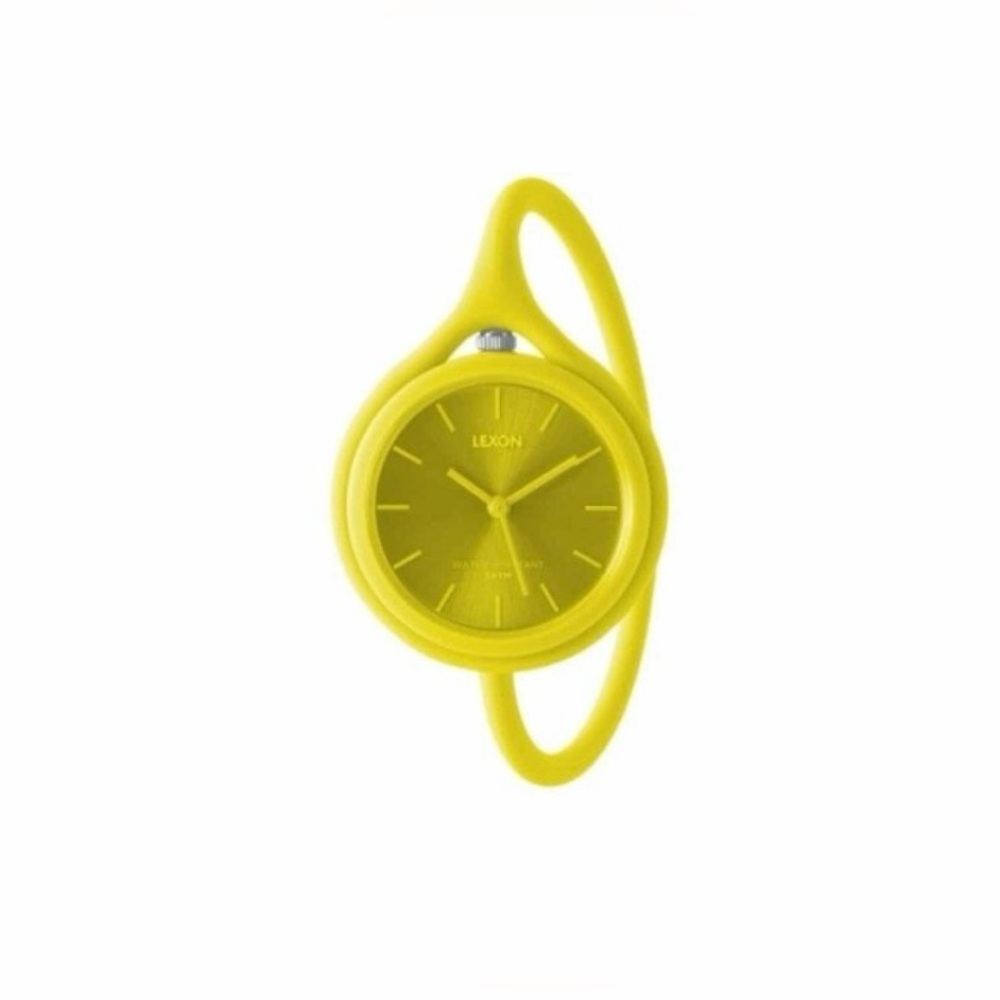 Lexon Neon Yellow Wristwatch